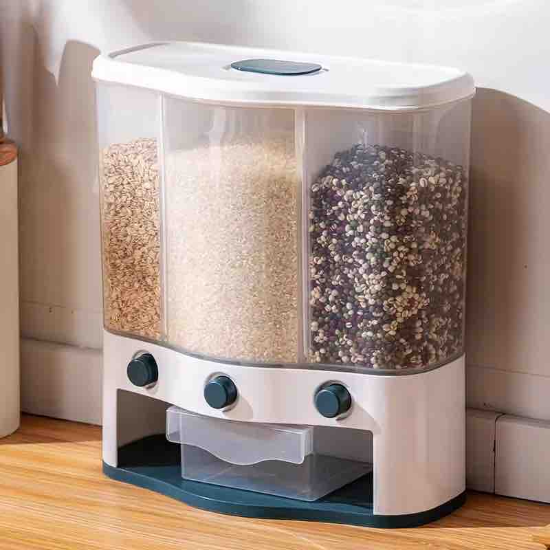 3 Section Push Button Container (Large)