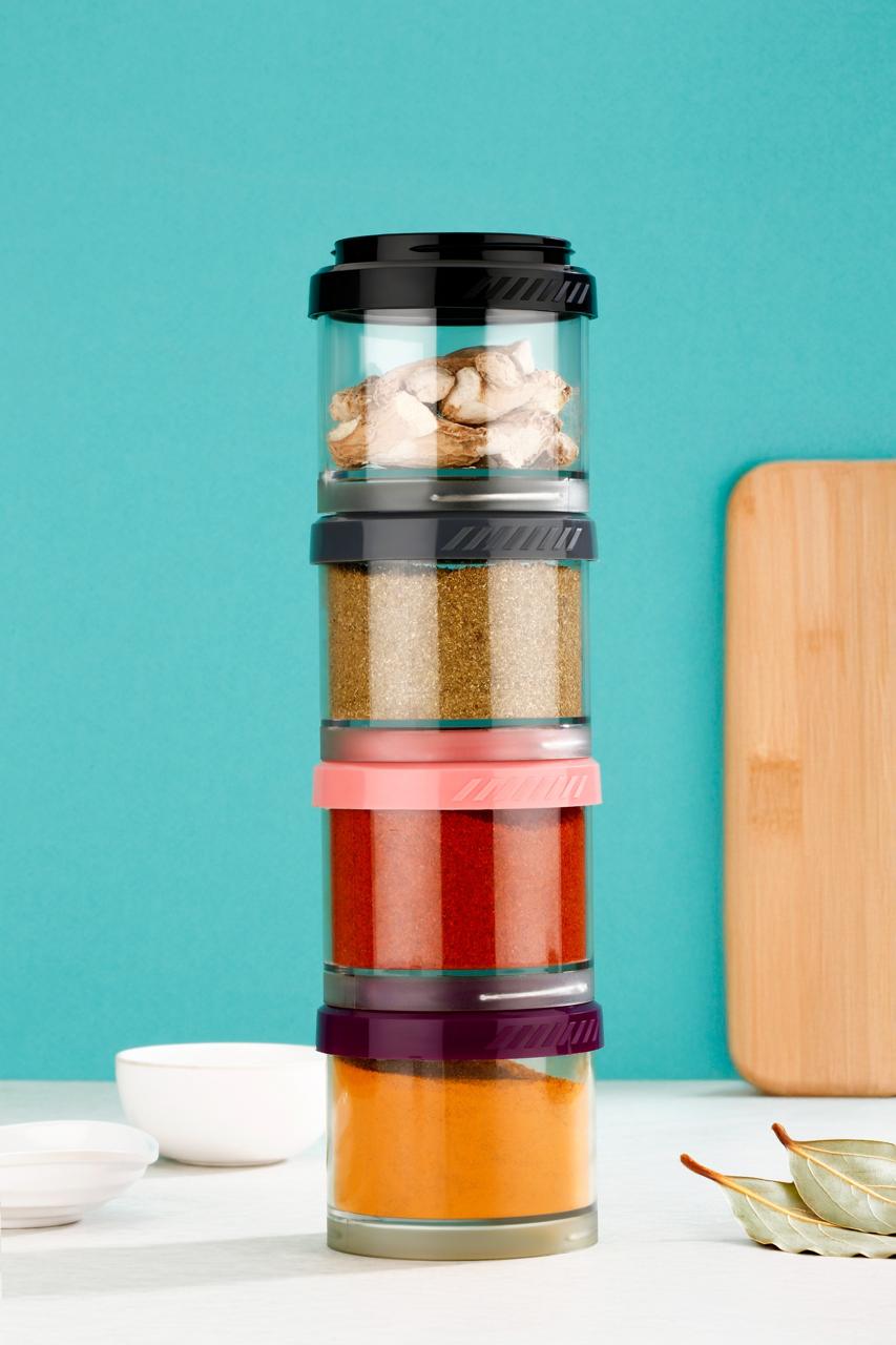 4 LAYER MULTICONNECTING CONTAINER